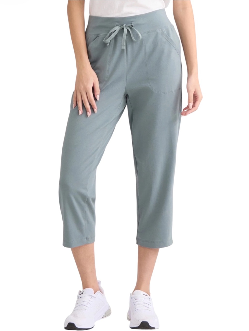 ATHLETIC WORKS Knit Capri Length Drawing Pants (4 Pairs) Size Small - Picture 3 of 14